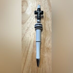 Jesus Cross Beaded Pen